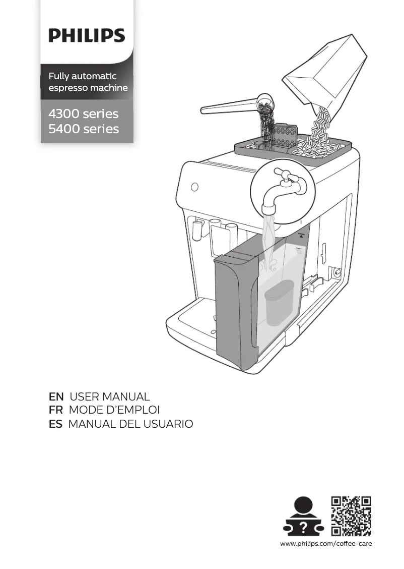 Page n°1 - Manuel utilisateur Philips 4300 Series EP4321