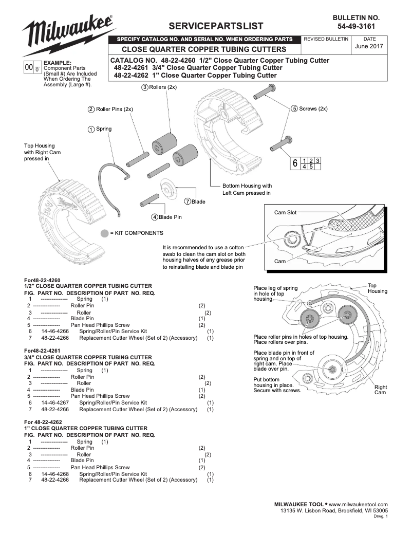 Image de la première page du manuel de l'appareil 48-22-4262
