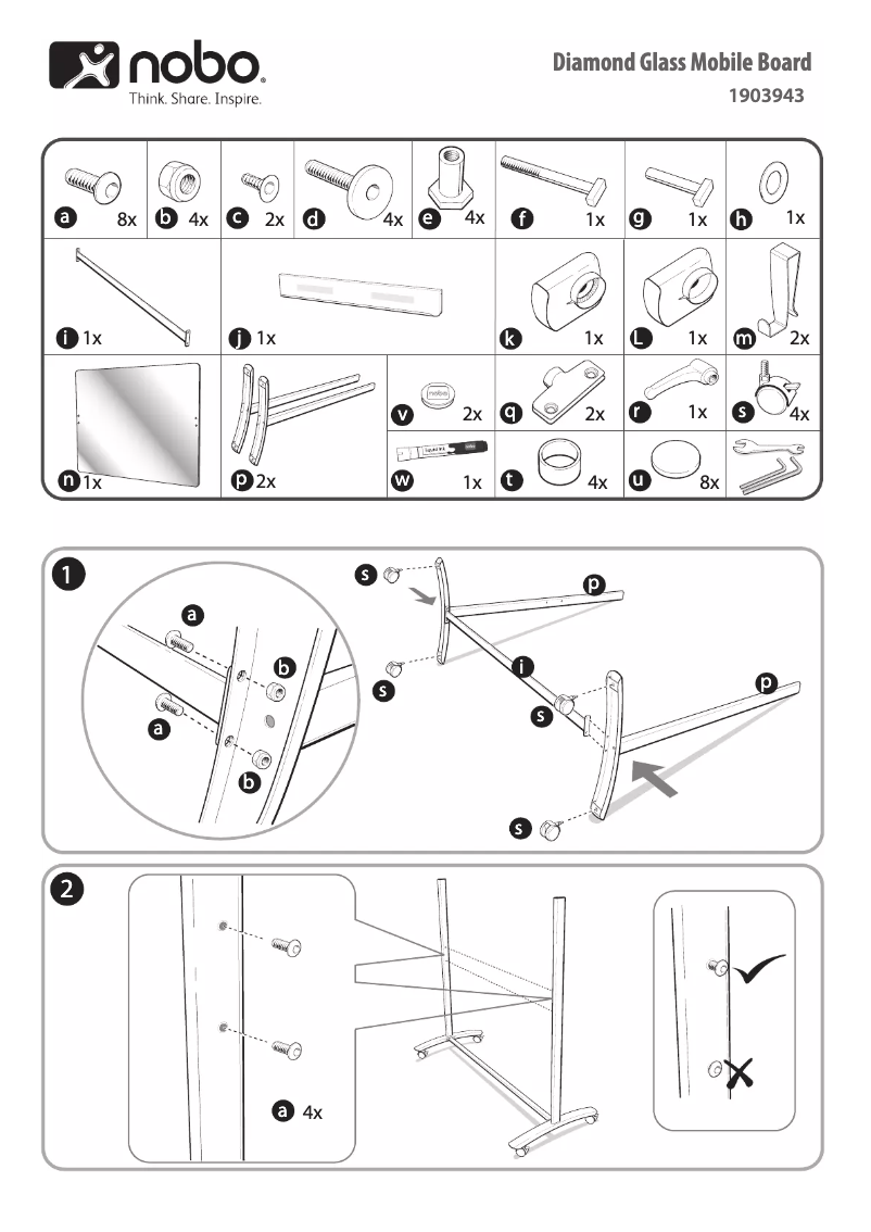Page 1 de la notice Manuel utilisateur Nobo Diamond 1903943