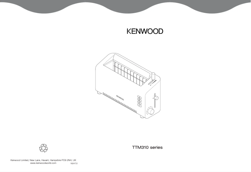 Page 1 de la notice Manuel utilisateur Kenwood TTM310