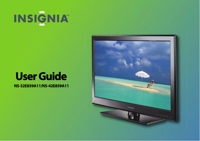 Page 1 de la notice Manuel utilisateur Insignia NS-42E859A11