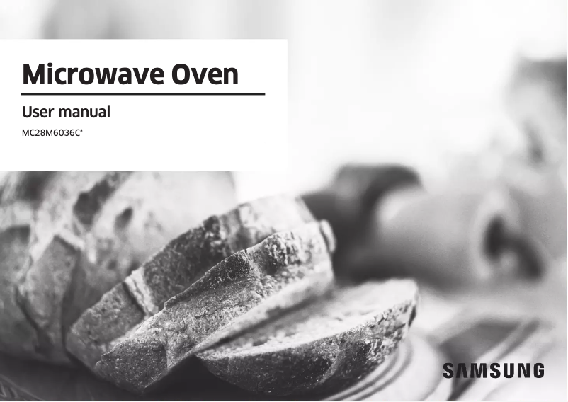 Page 1 de la notice Manuel utilisateur Samsung MC28M6036CC