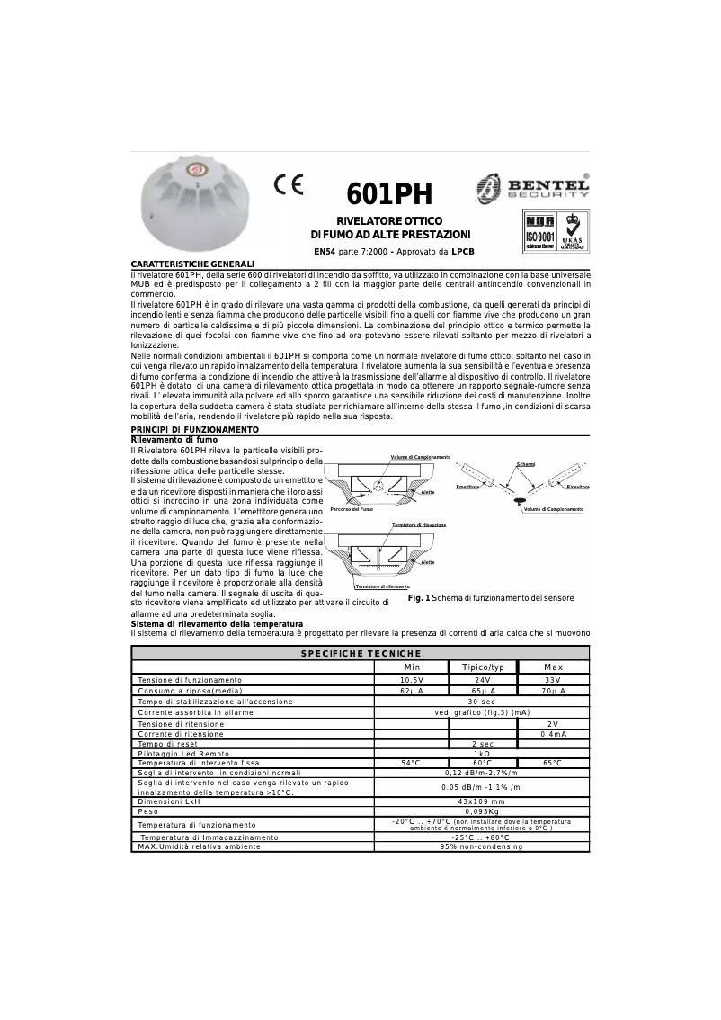 Image de la première page du manuel de l'appareil 601PH