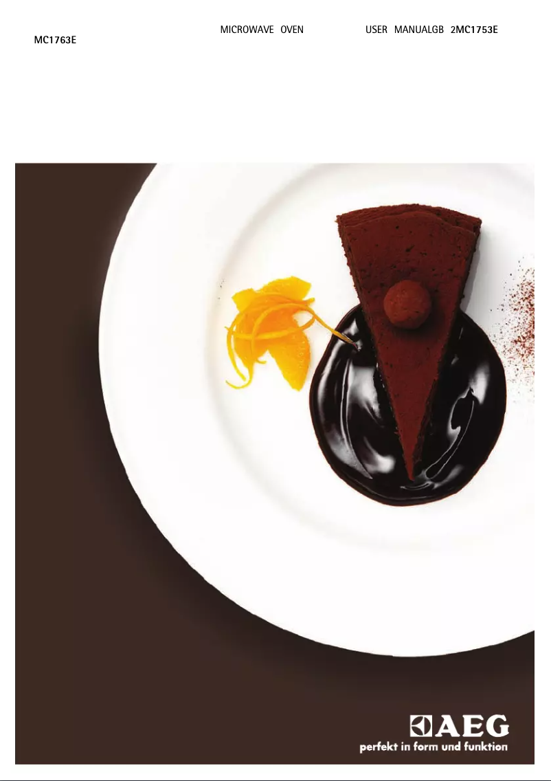 Page 1 de la notice Manuel utilisateur AEG MC1753E-M