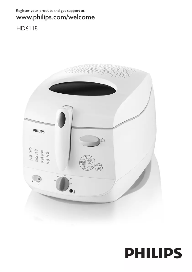 Imagen de la primera página del manual del dispositivo HD6118