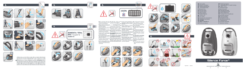 Página 1 del manual Manual de usuario Rowenta Silence Force RO6443EA