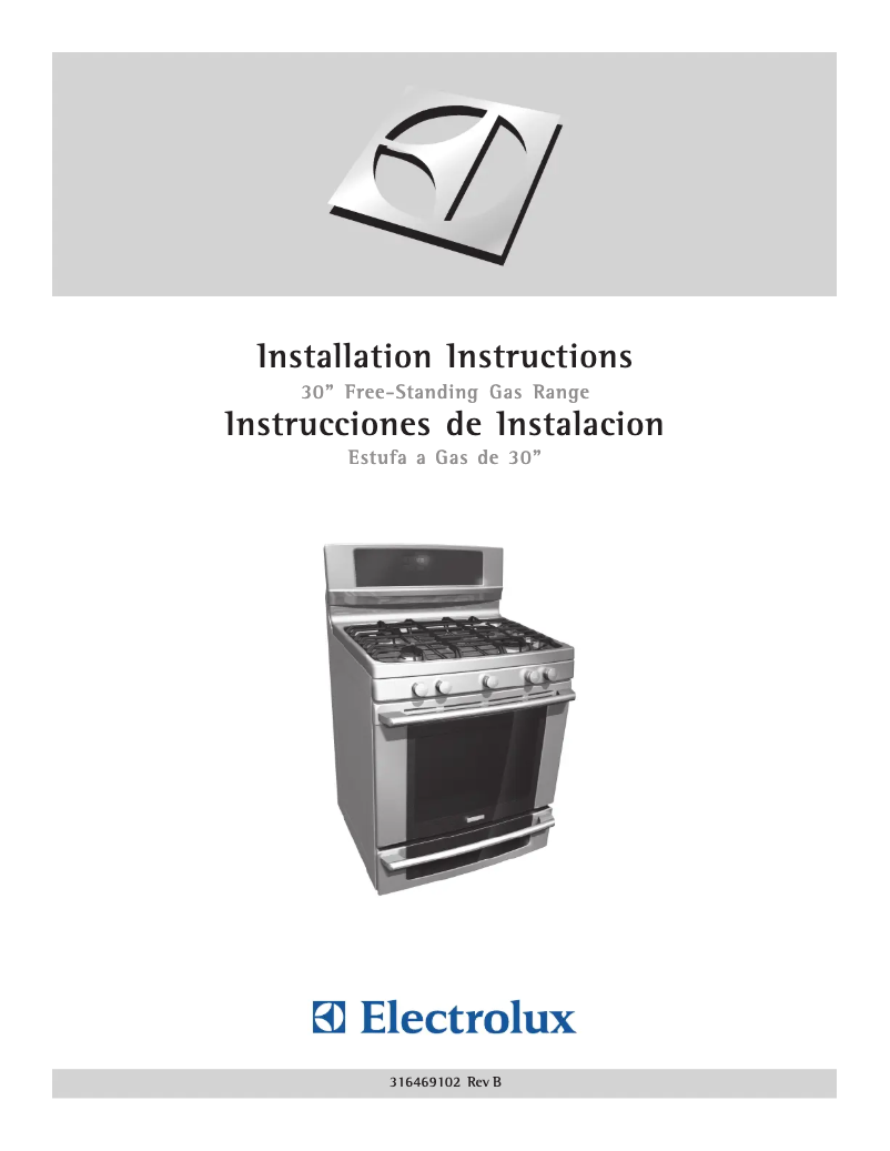 Page n°1 - Guide d'installation Electrolux EW30GF65GS