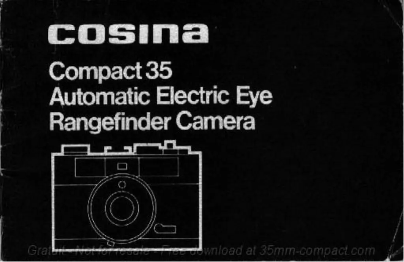 Page n°1 - Manuel utilisateur Cosina Compact 35