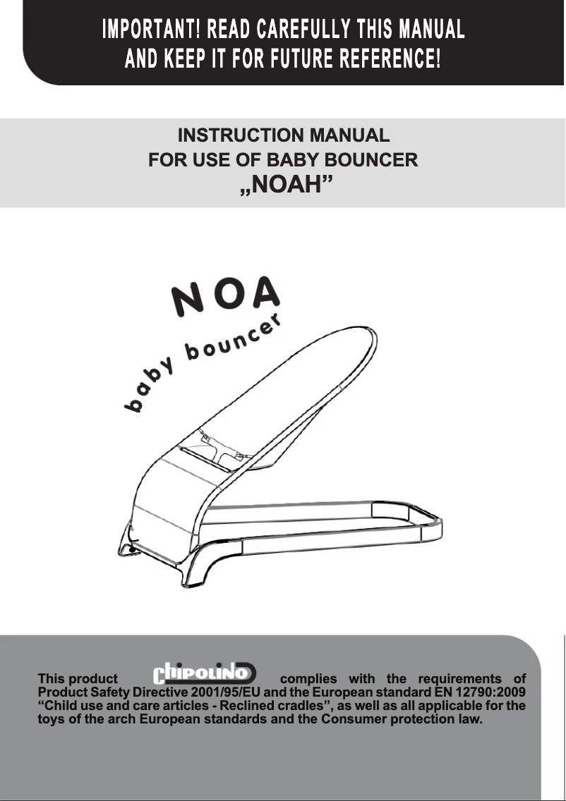 Image de la première page du manuel de l'appareil Noah