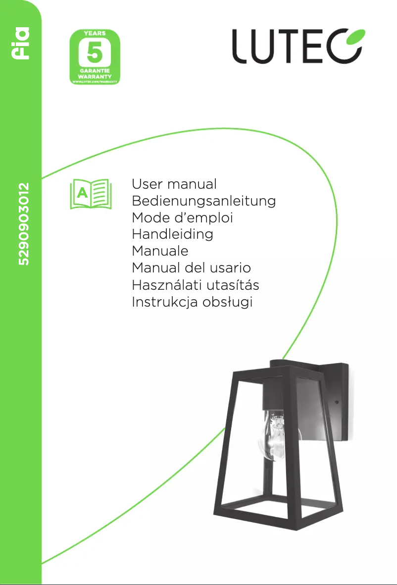 Page n°1 - Manuel utilisateur Lutec Fia