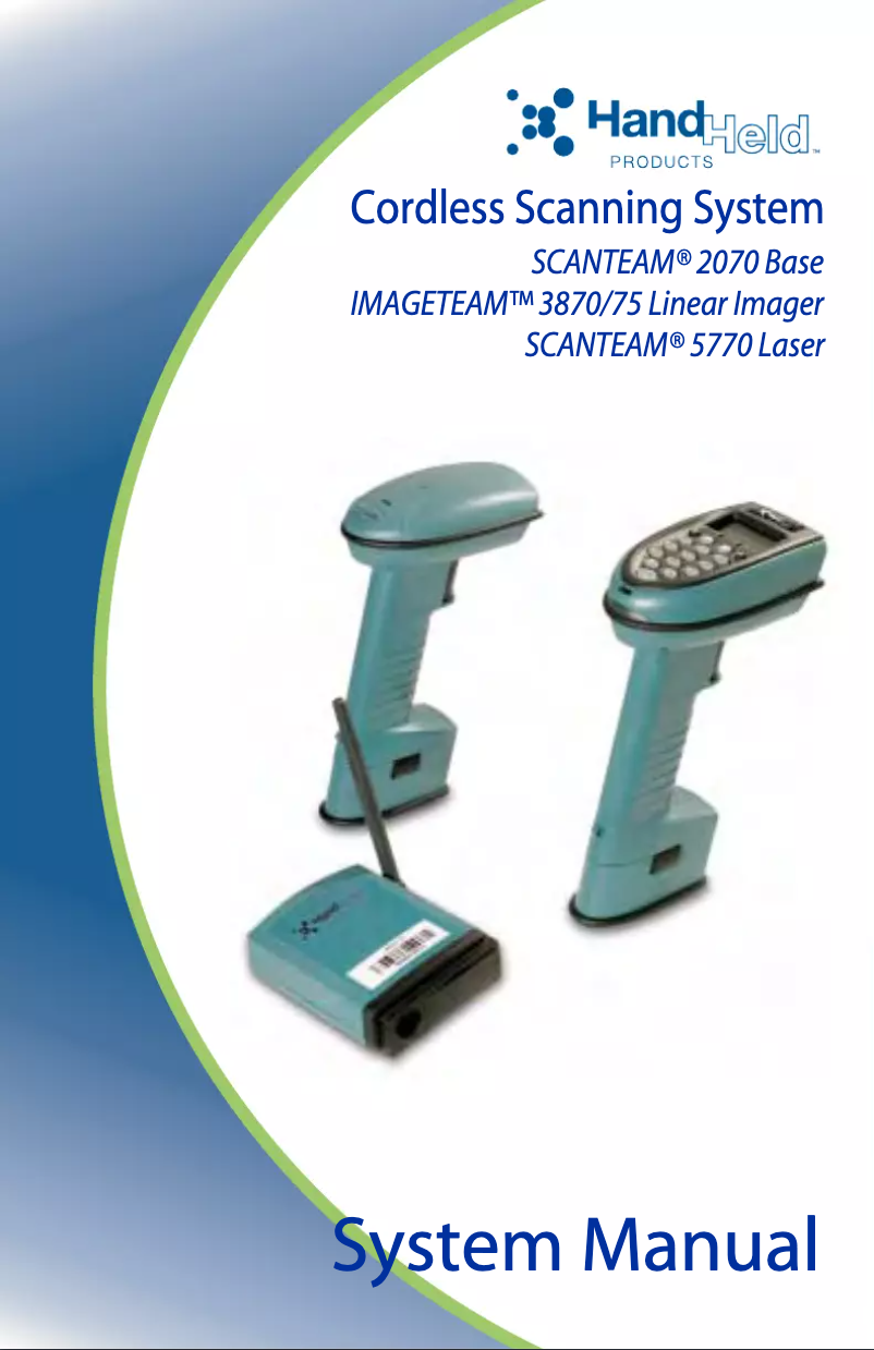 Image de la première page du manuel de l'appareil ImageTeam 3800