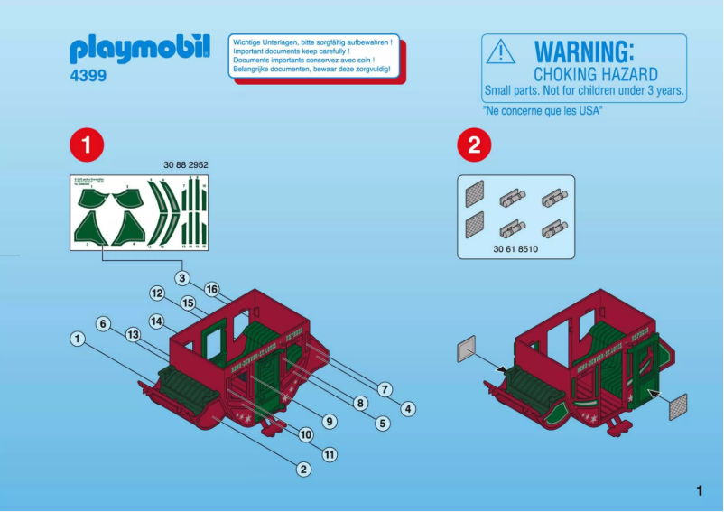 Image de la première page du manuel de l'appareil Express Stagecoach 4399
