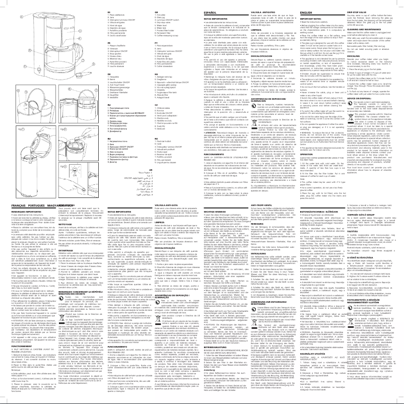 Image de la première page du manuel de l'appareil Arial 40 CG7220