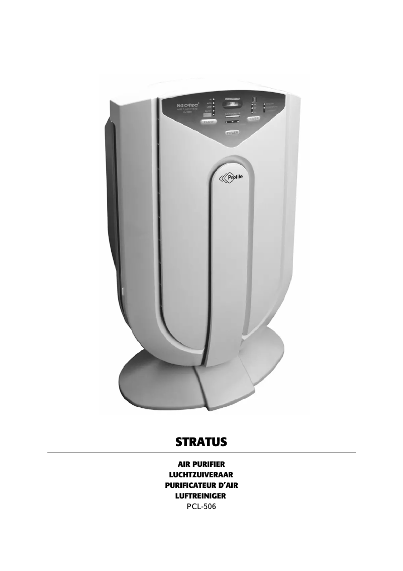 Image de la première page du manuel de l'appareil Stratus PCL-506