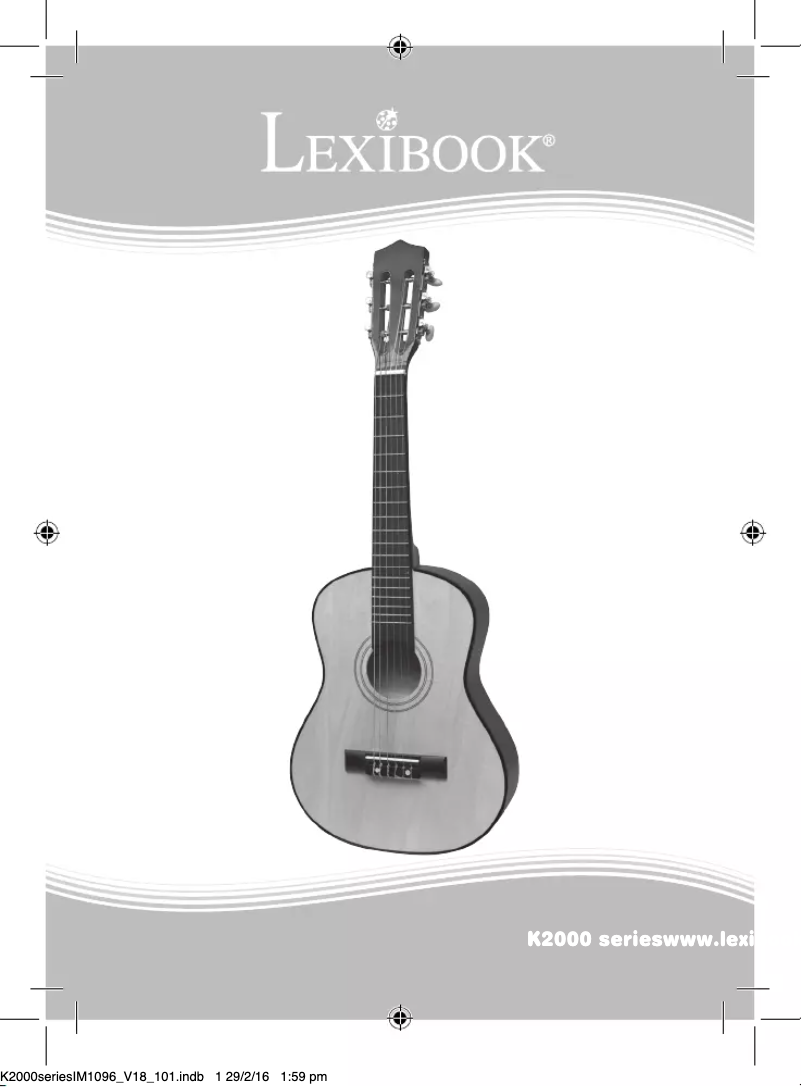 Page 1 de la notice Manuel utilisateur Lexibook K2000SW