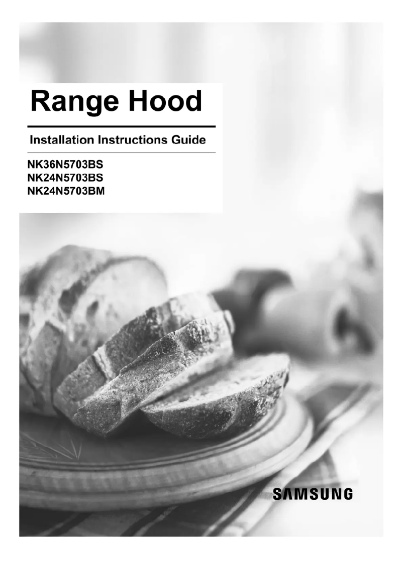 Page 1 de la notice Manuel utilisateur Samsung NK36N5703BS/UR