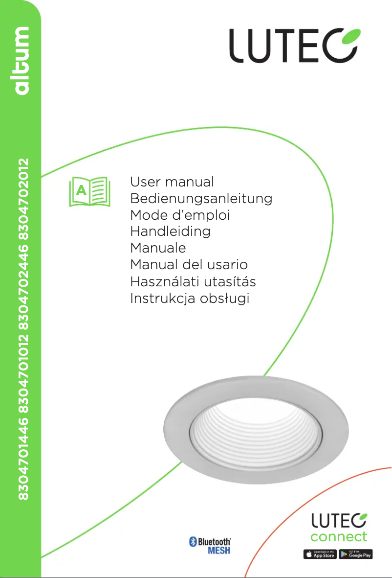 Page n°1 - Manuel utilisateur Lutec Altum