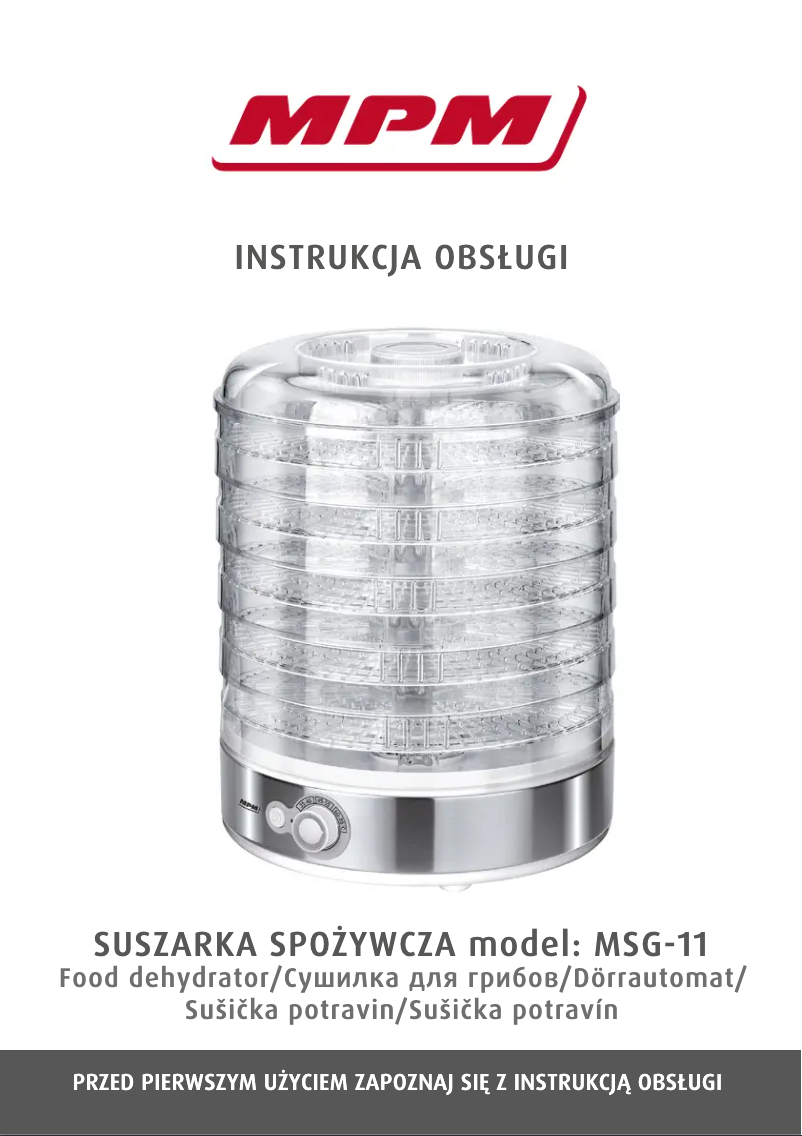 Page 1 de la notice Manuel utilisateur MPM MSG-11