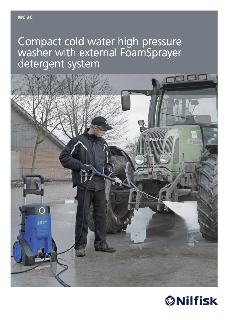 Page 1 de la notice Brochure Nilfisk MC 3