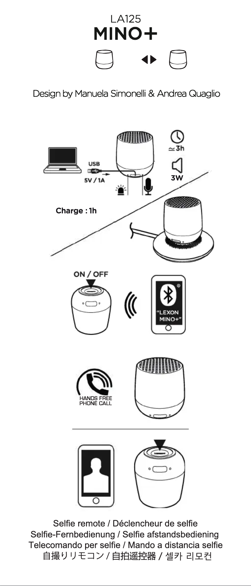 Página 1 del manual Manual de usuario Lexon Mino