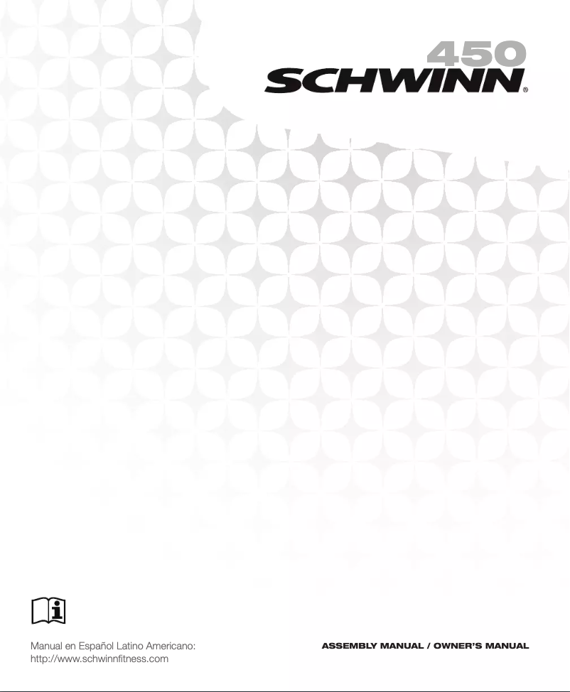 Page 1 de la notice Manuel utilisateur Schwinn 450