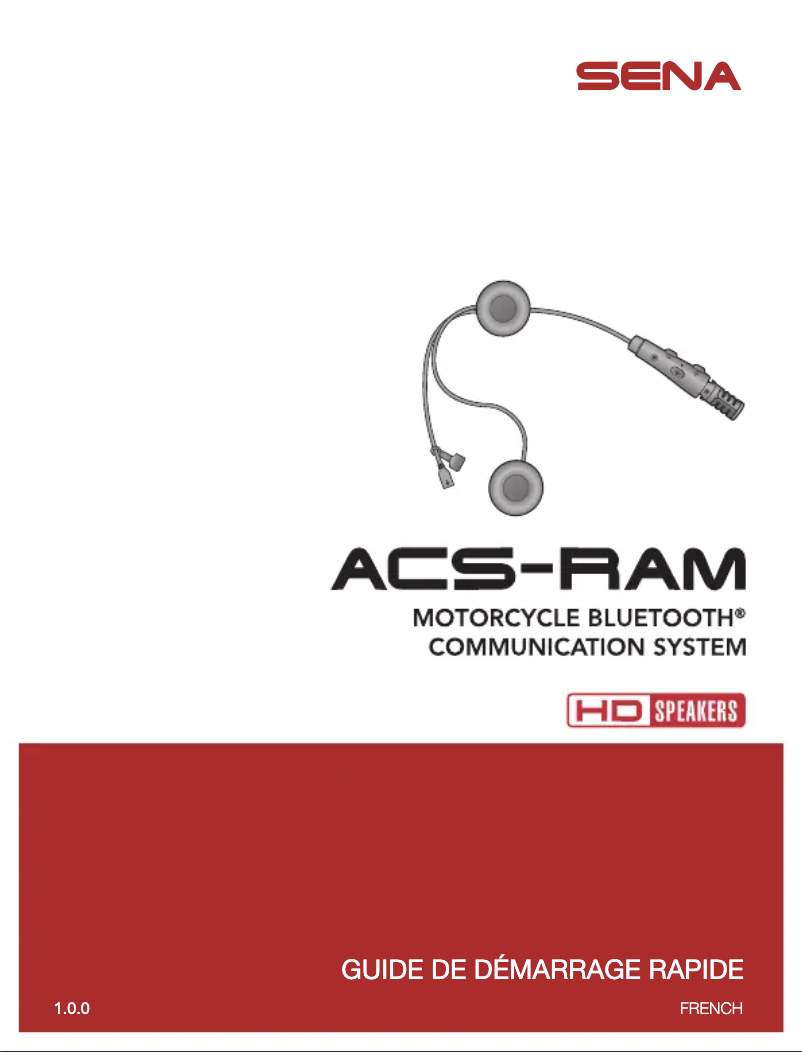 Image de la première page du manuel de l'appareil ACS–RAM