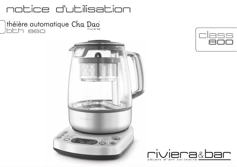 Imagen de la primera página del manual del dispositivo BTH860