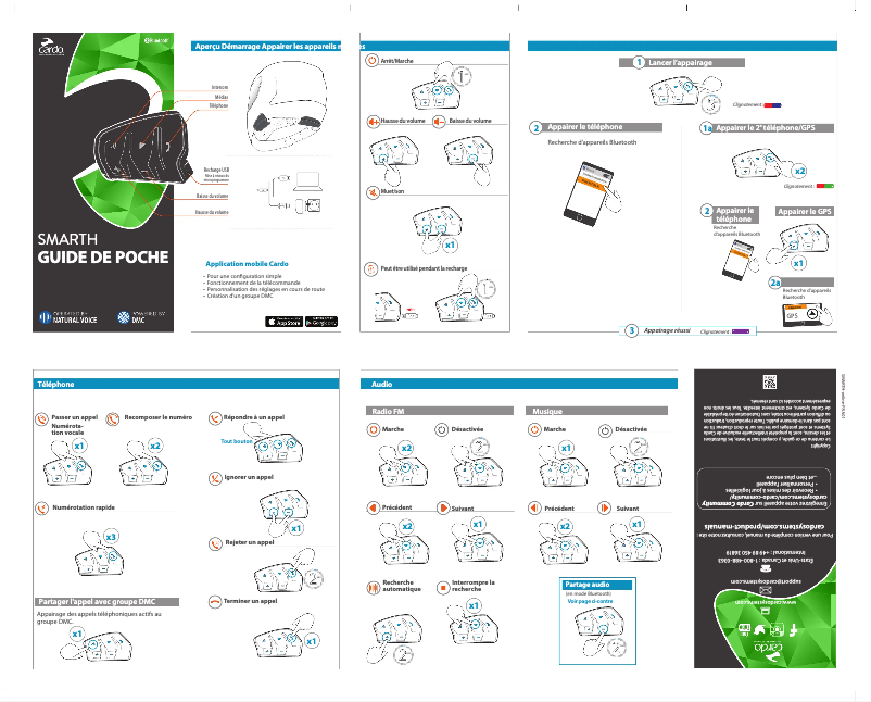 Image de la première page du manuel de l'appareil Scala Rider Smartpack