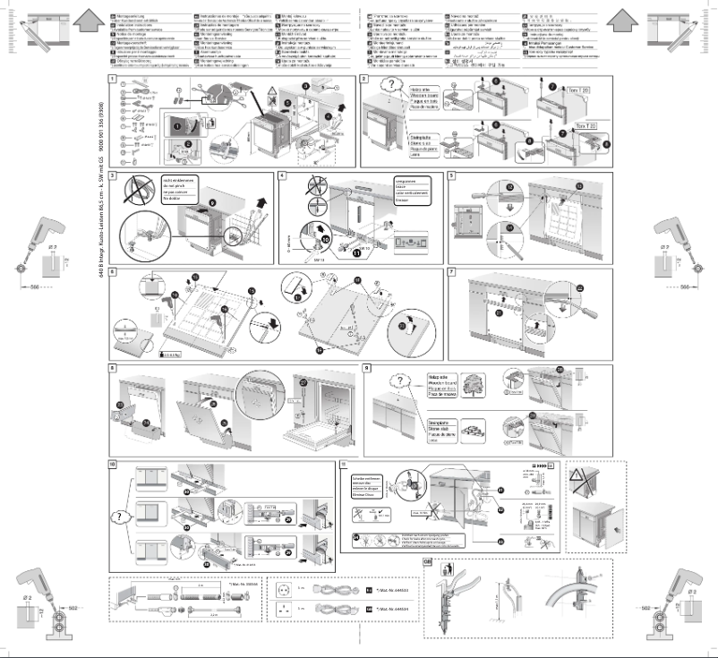 Página 1 del manual Guía de instalación Siemens SX55L531EU