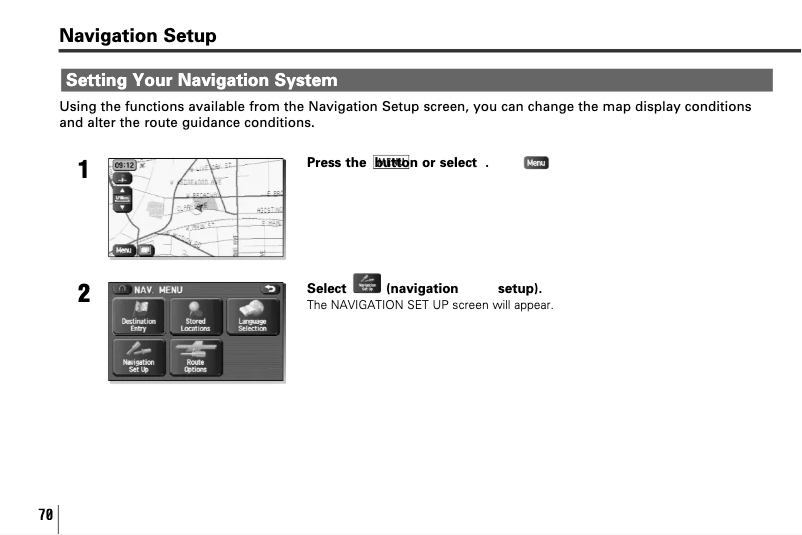 Page 1 de la notice Guide d'installation Subaru Tribeca (2007)