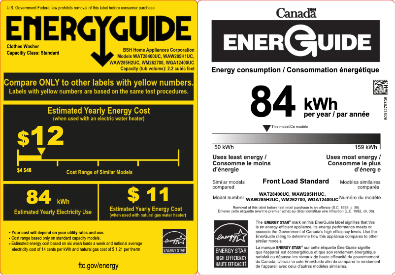 Image de la première page du manuel de l'appareil WAW285H2U