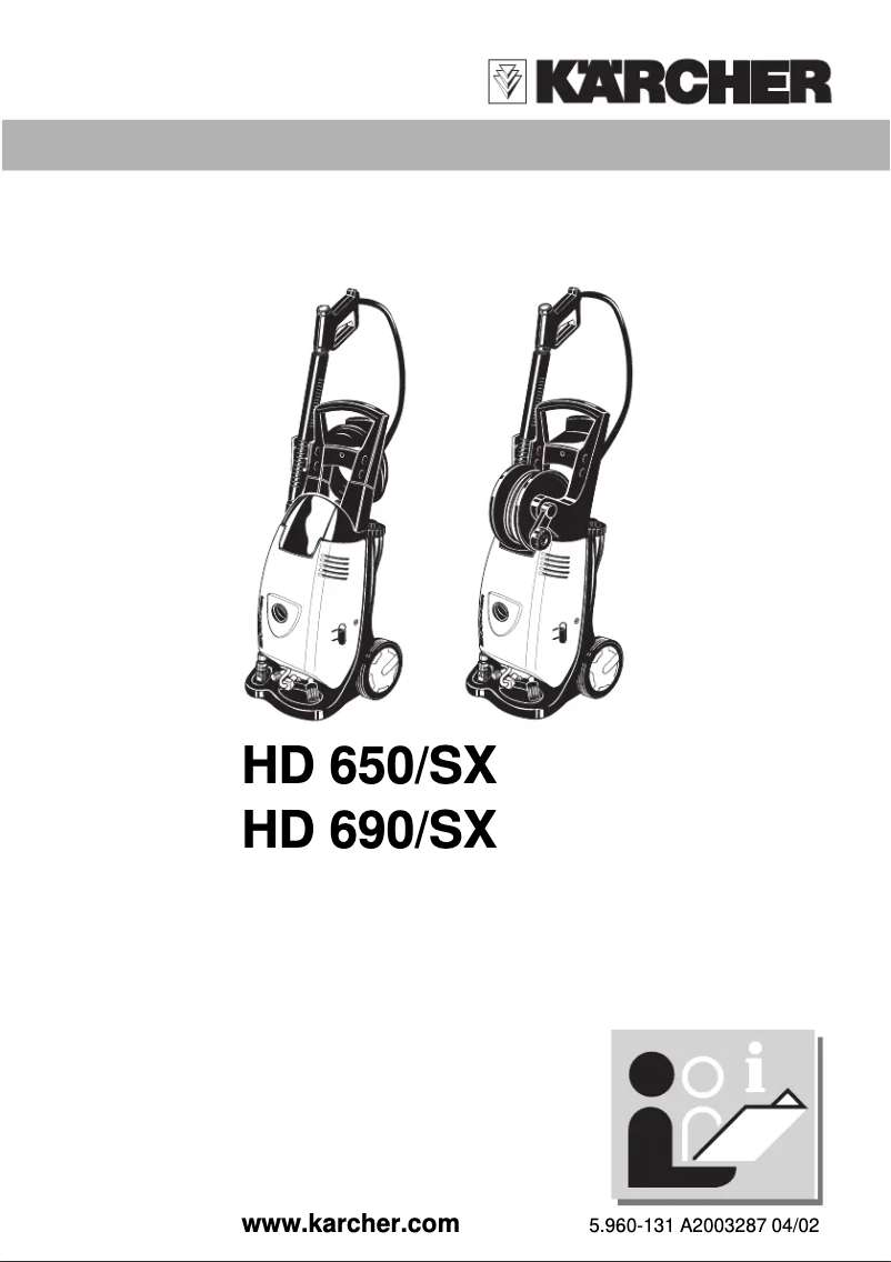 Image de la première page du manuel de l'appareil HD 690/SX