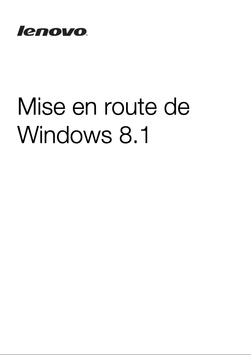 Image de la première page du manuel de l'appareil IdeaPad Yoga 11s