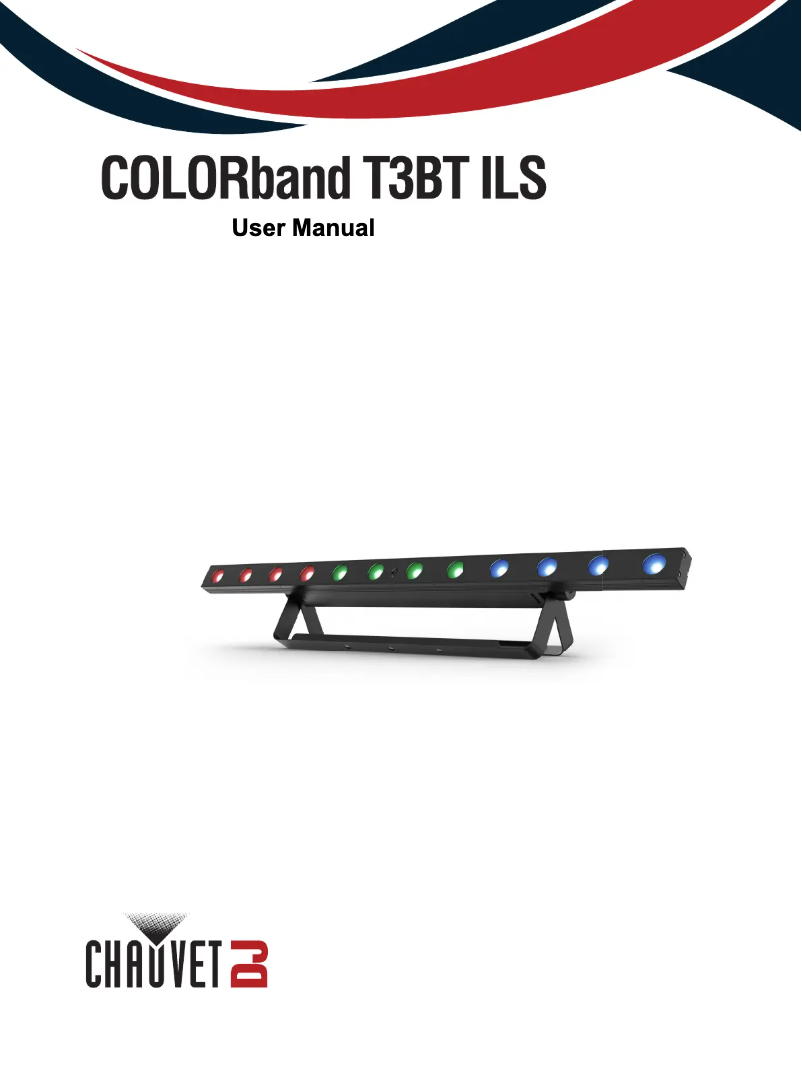 Page 1 de la notice Manuel utilisateur Chauvet COLORband T3BT ILS