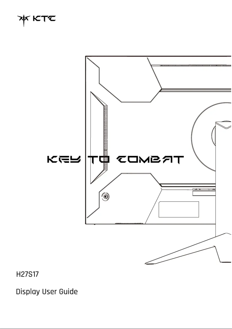 Page 1 de la notice Manuel utilisateur KTC H27S17