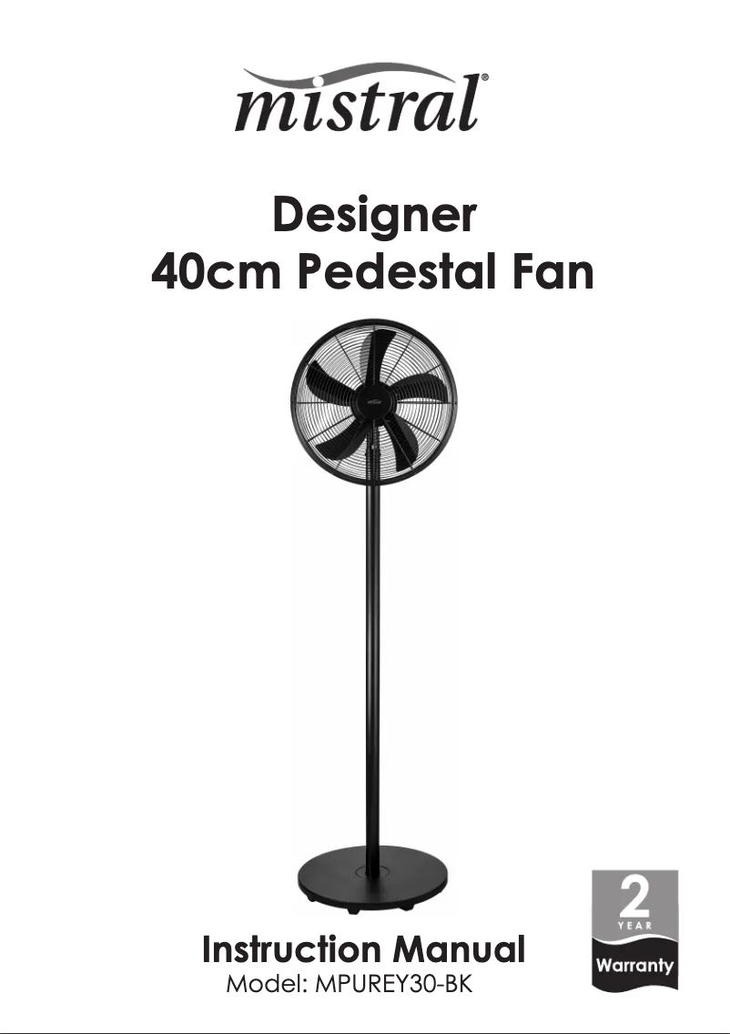 Imagen de la primera página del manual del dispositivo MPUREY30-BK
