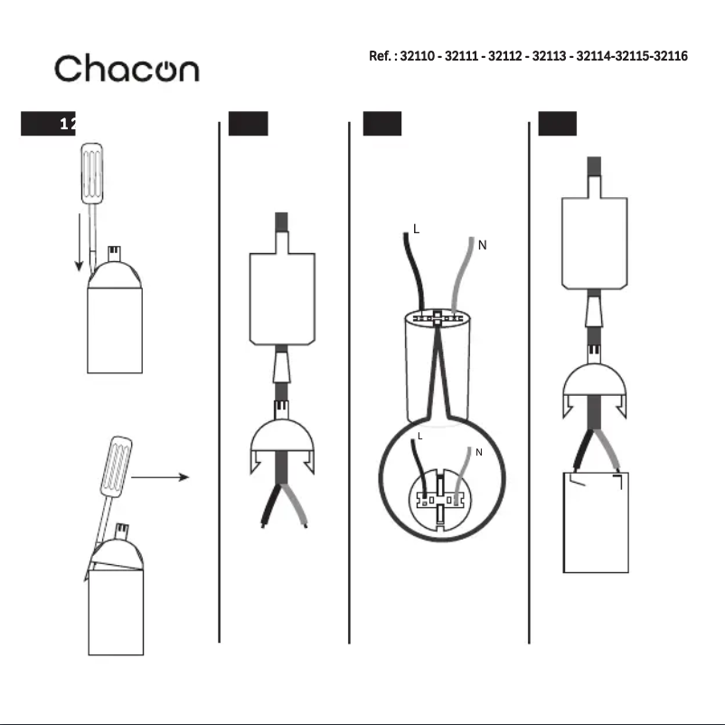 Page 1 de la notice Manuel utilisateur Chacon 32111