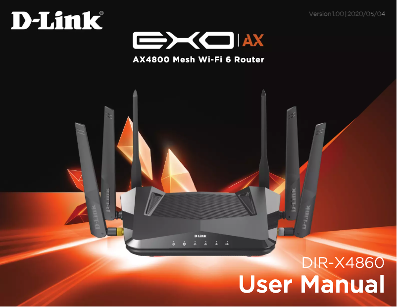 Page n°1 - Manuel utilisateur D-Link EXO AX DIR-X4860