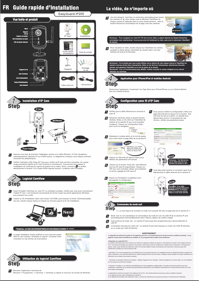 Image de la première page du manuel de l'appareil EasyGuard IP200