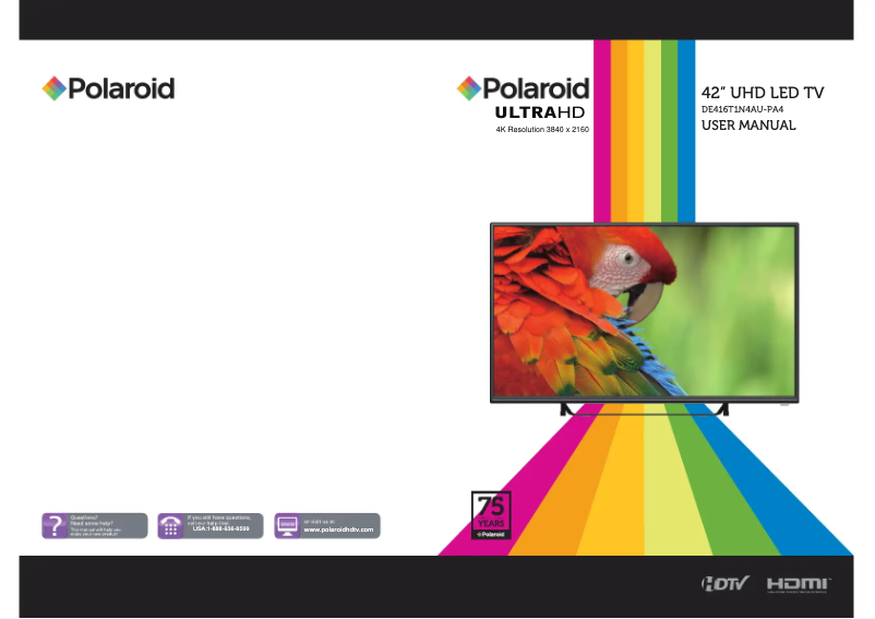 Image de la première page du manuel de l'appareil DE416T1N4AU-PA4