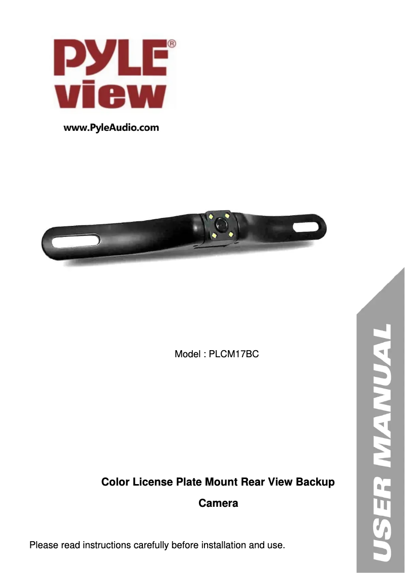 Page n°1 - Manuel utilisateur Pyle PLCM17BC