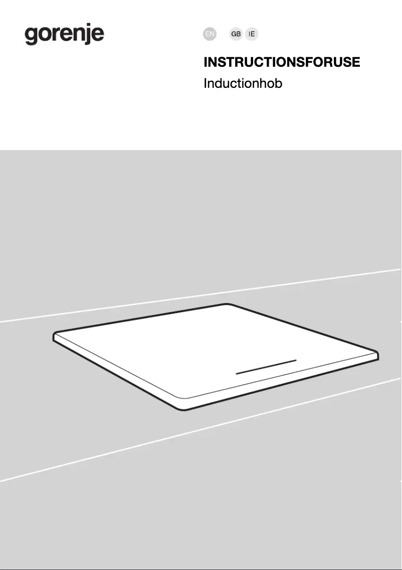 Page 1 de la notice Guide d'installation Gorenje IT640BSC