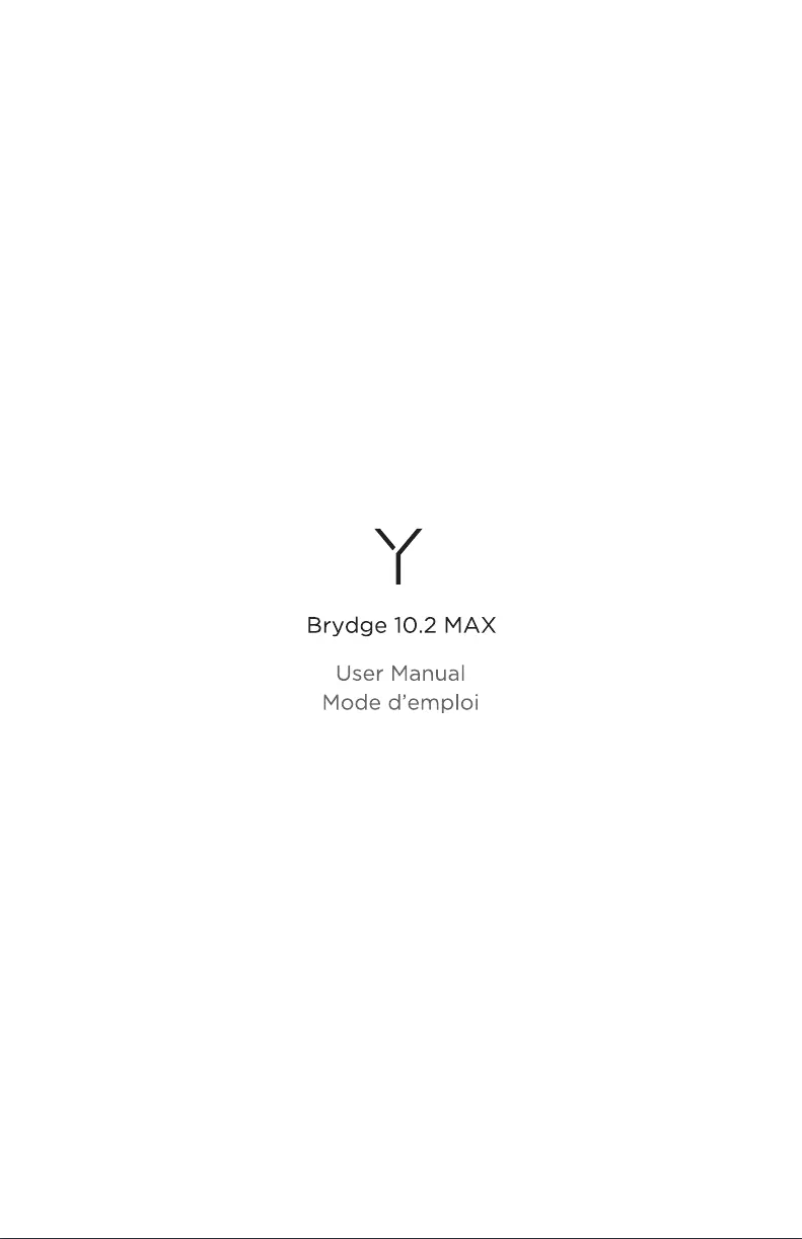 Image de la première page du manuel de l'appareil 10.2 Max