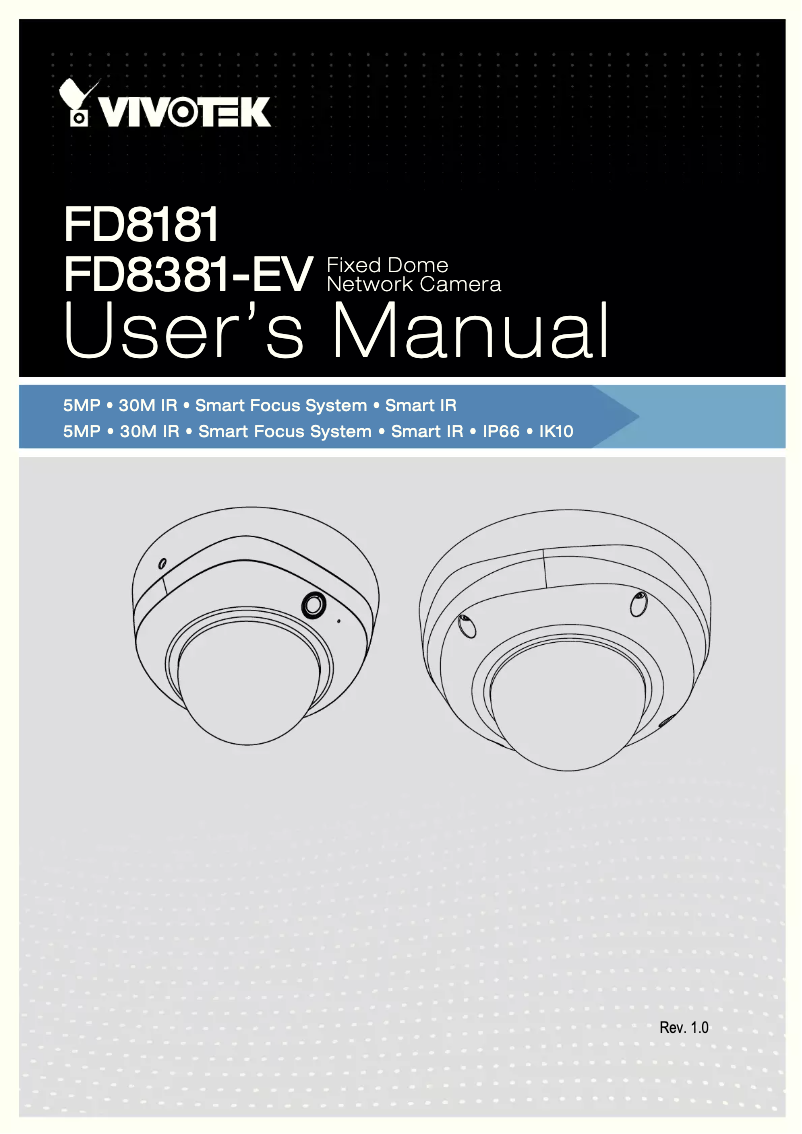 Image de la première page du manuel de l'appareil FD8381-EV