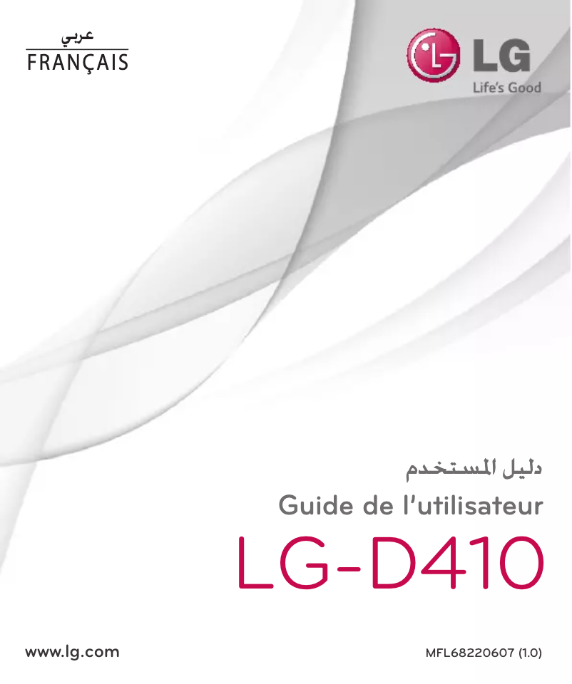 Page n°1 - Manuel utilisateur LG L90