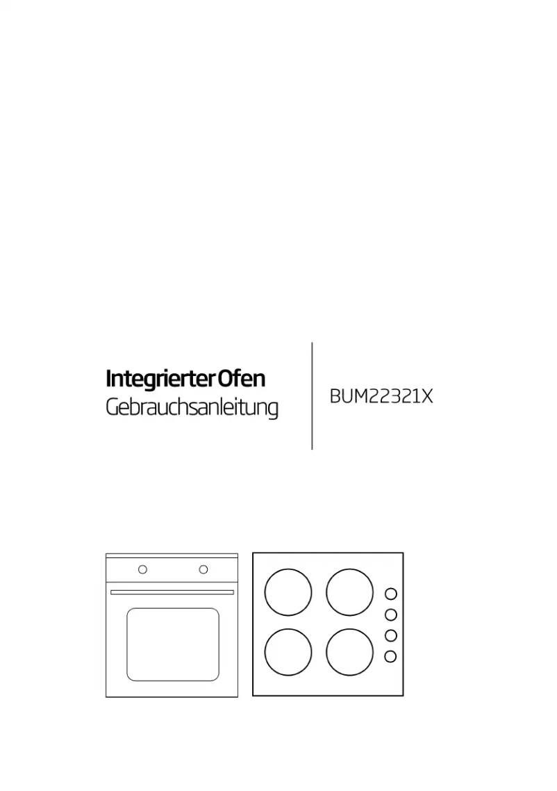 Page 1 de la notice Manuel utilisateur Beko BUM22321X