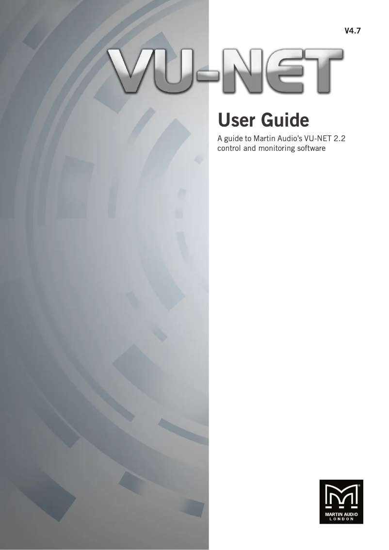 Image de la première page du manuel de l'appareil VU-NET 2.2.0