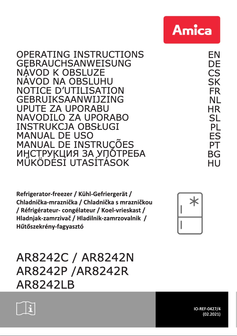 Page 1 de la notice Manuel utilisateur Amica AR8242C