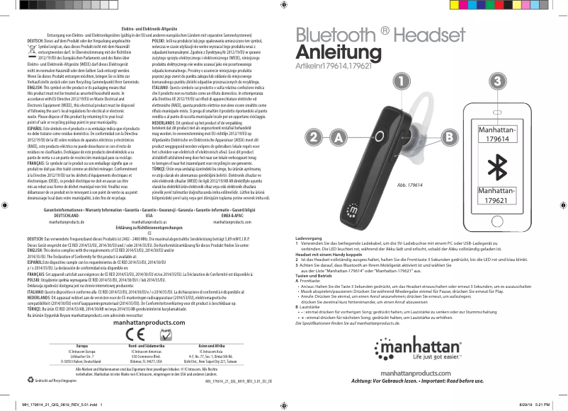 Page n°1 - Mode d'emploi Manhattan 179614