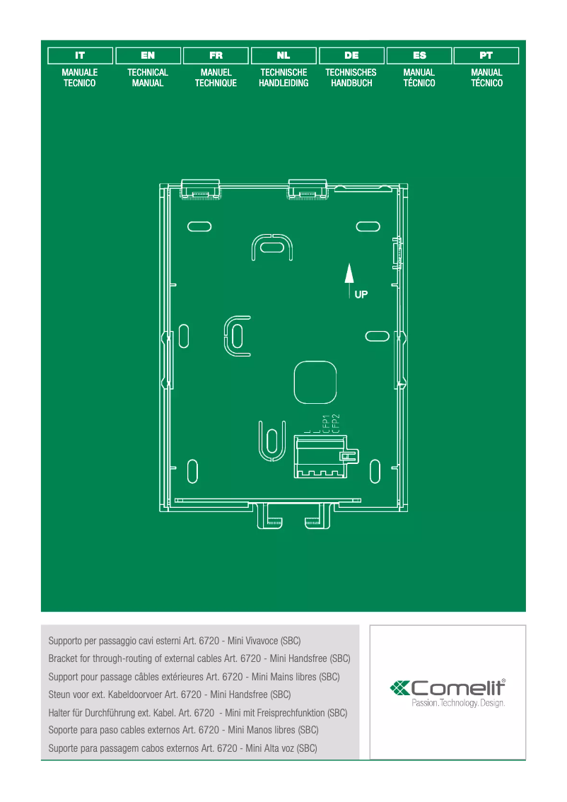 Page n°1 - Manuel utilisateur Comelit 6720